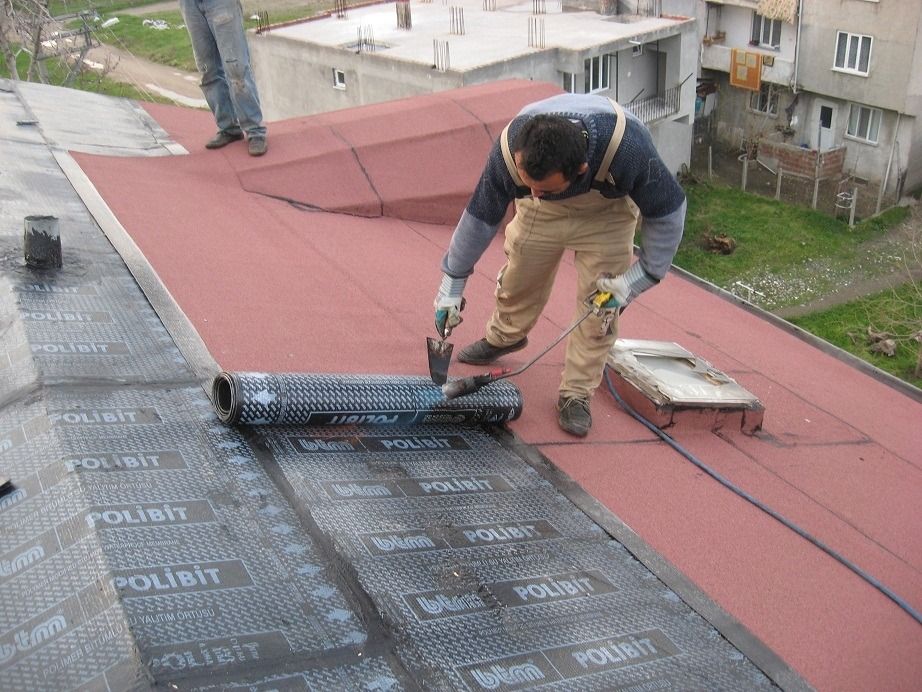 Naldöken EPDM Kauçuk Çatı – düz çatıda arduvazlı bitümlü membran serimi